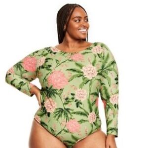 Agua Bendita x Target Peony Print Swimsuit